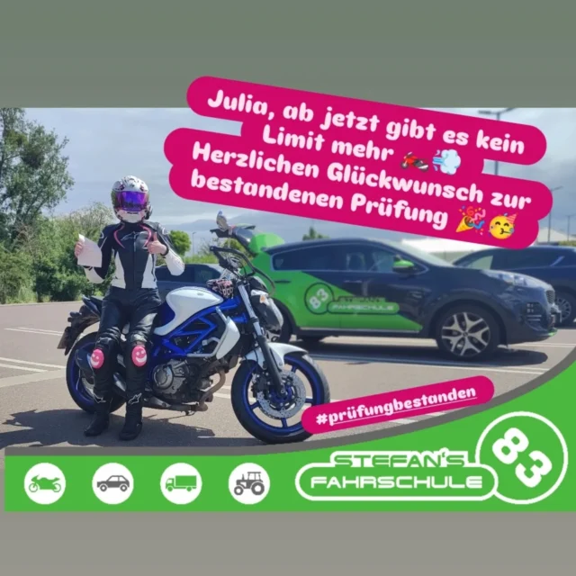 #stefansfahrschule83 
#prüfungbestanden 
#beimerstenmalbestanden 
#allesbeimerstenmalbestanden 
#fahrenlernenmitspaß 
#aufstiegsprüfung
#motorradausbildung 
#diegrünefahrschule 
#diefahrschuleinbernburg 
#führerscheinausbildung 
#führerschein #fahrschule 
#bernburgsaale #bernburg
#köthenanhalt #köthen